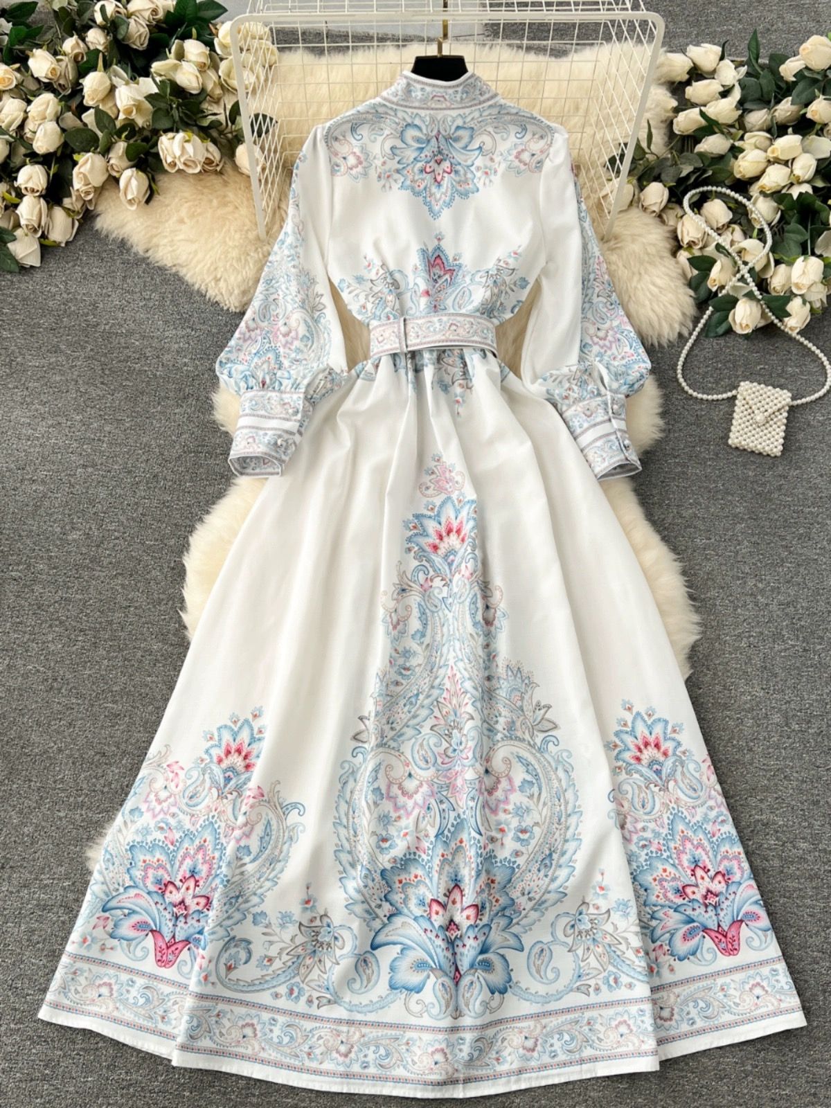 Unique faces dress ED336 image