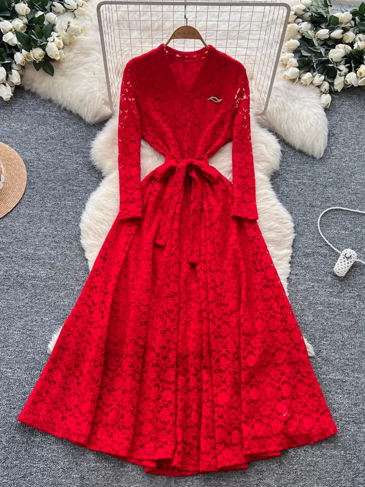 Roam free lace dress FD1473 image