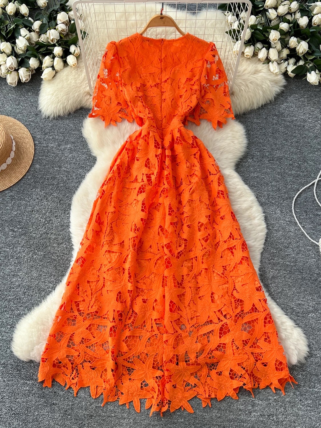 Meeting casually lace dress FD1476 image