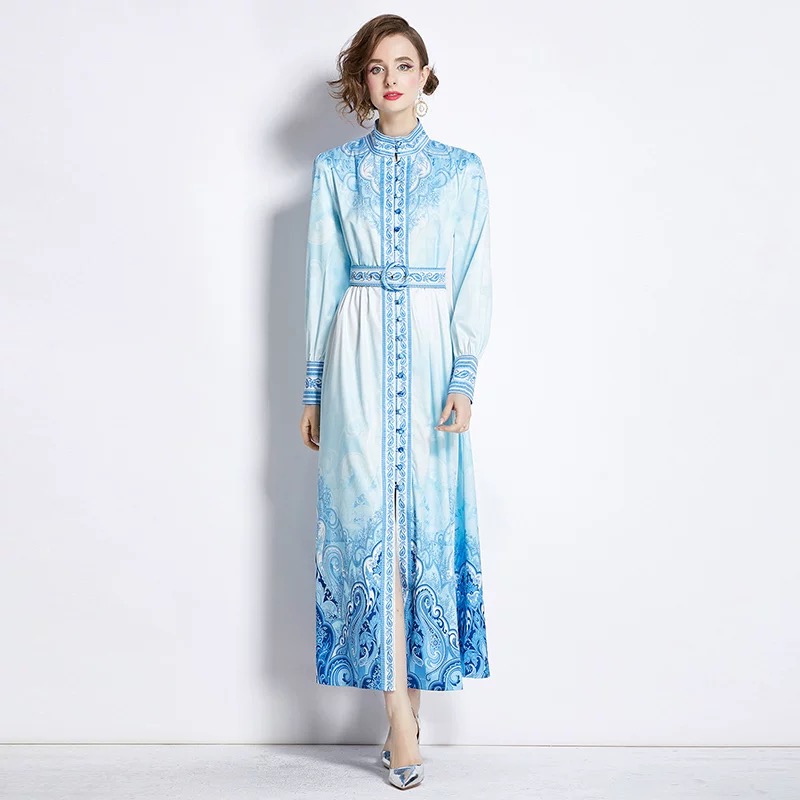 Space girl print dress ED156 image