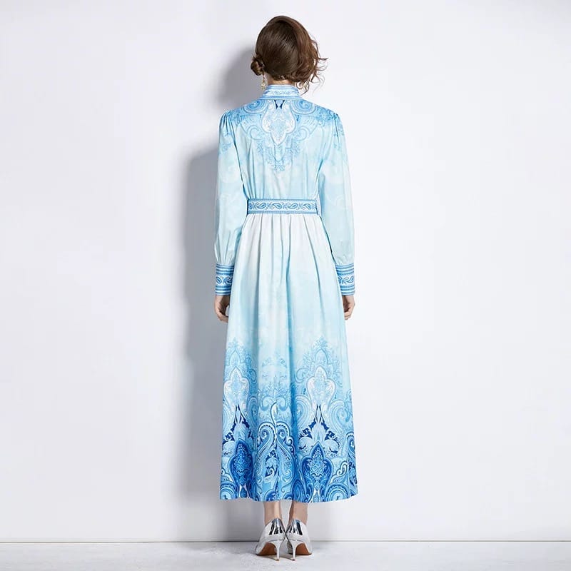 Space girl print dress ED156 image