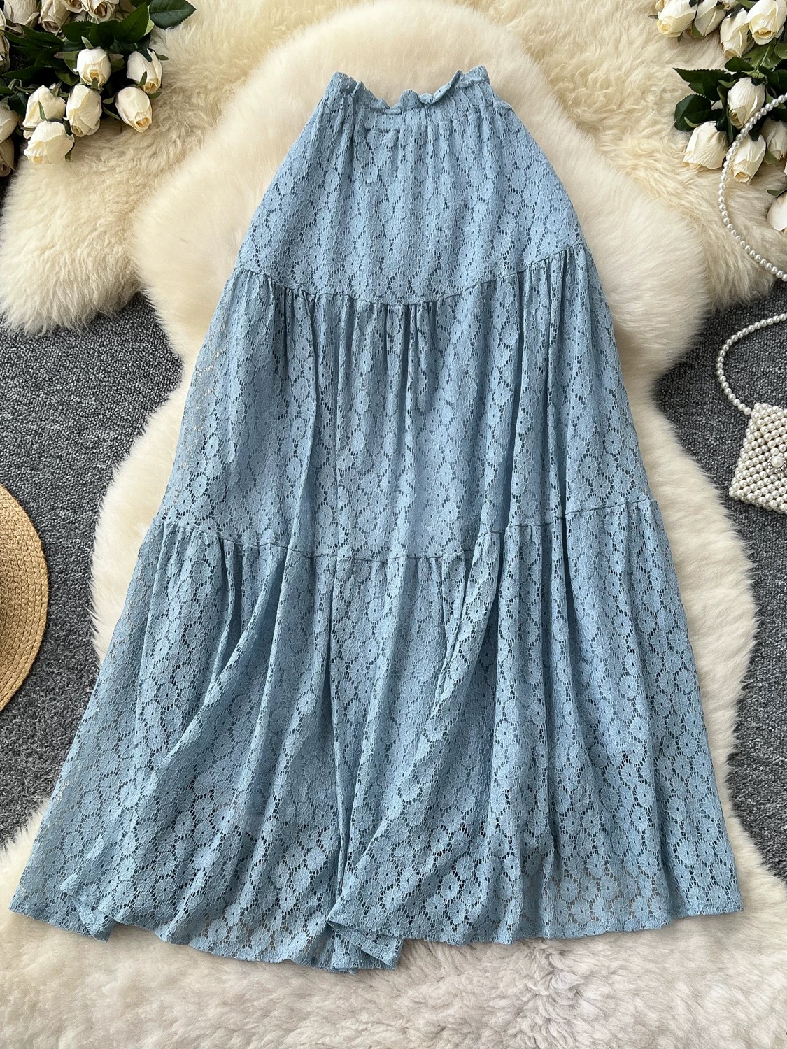 Showing off lace skirt CS182 image