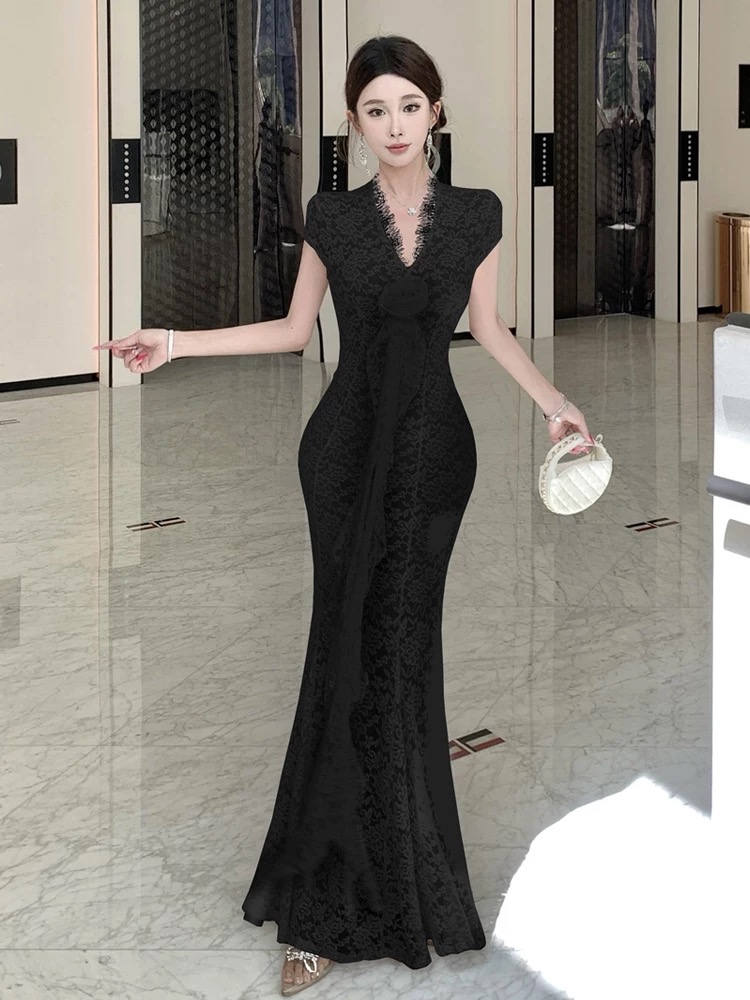 Evening date lace dress FD518 image