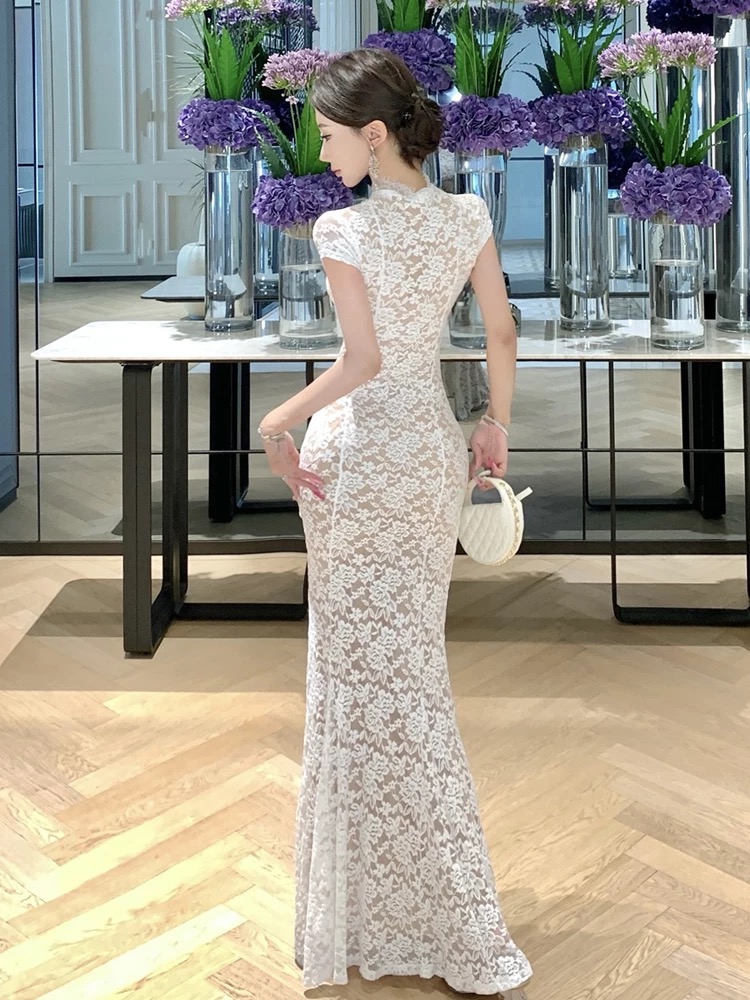 Evening date lace dress FD518 image