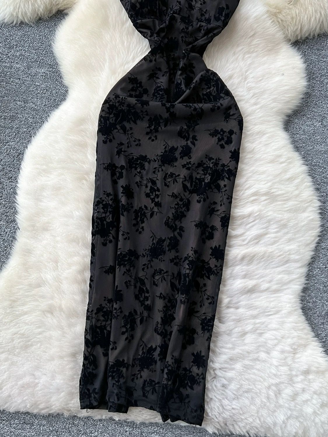 Taking flights qipao dress Q198 image