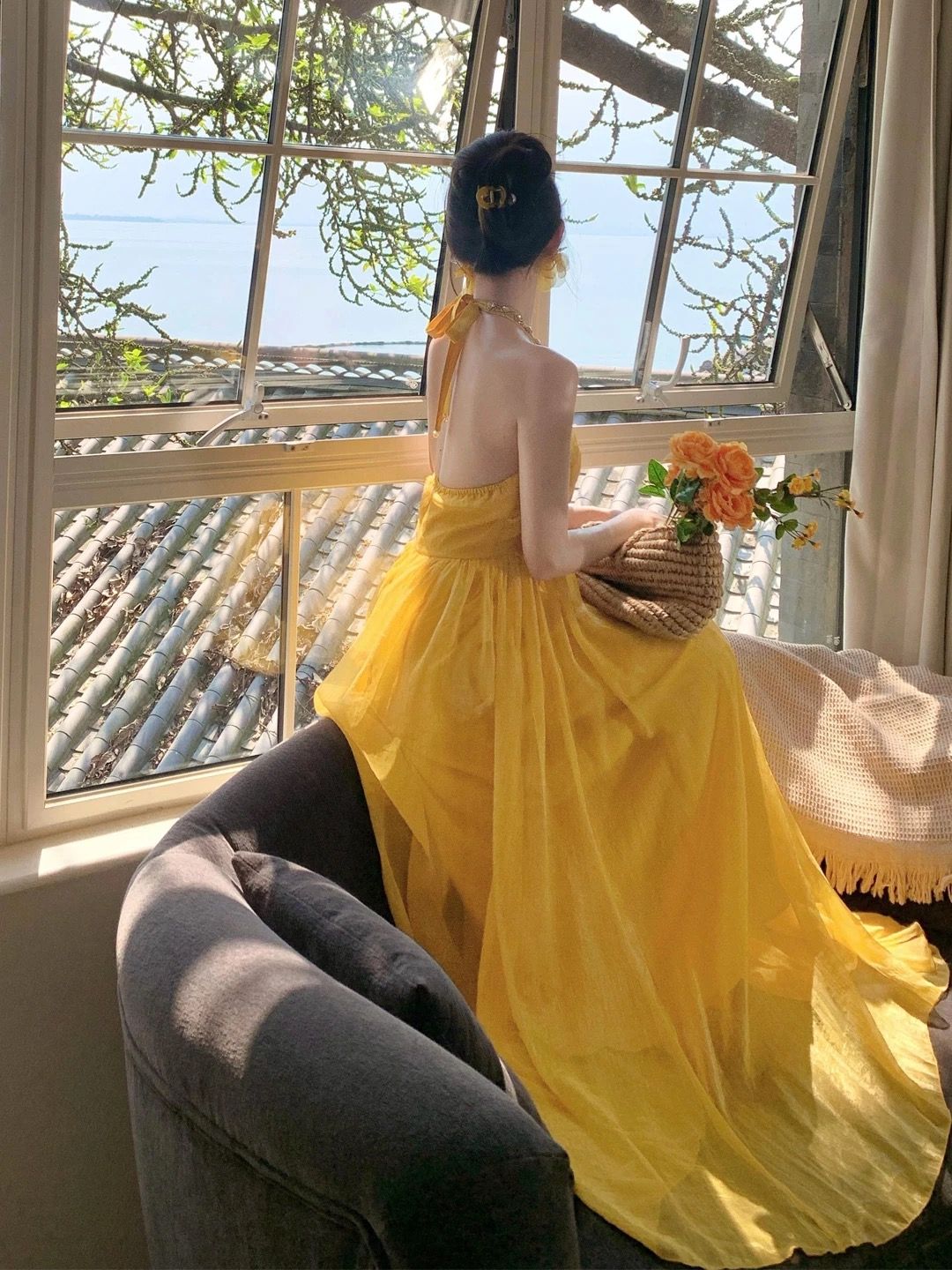 She’s a baddie midi dress CD573 image