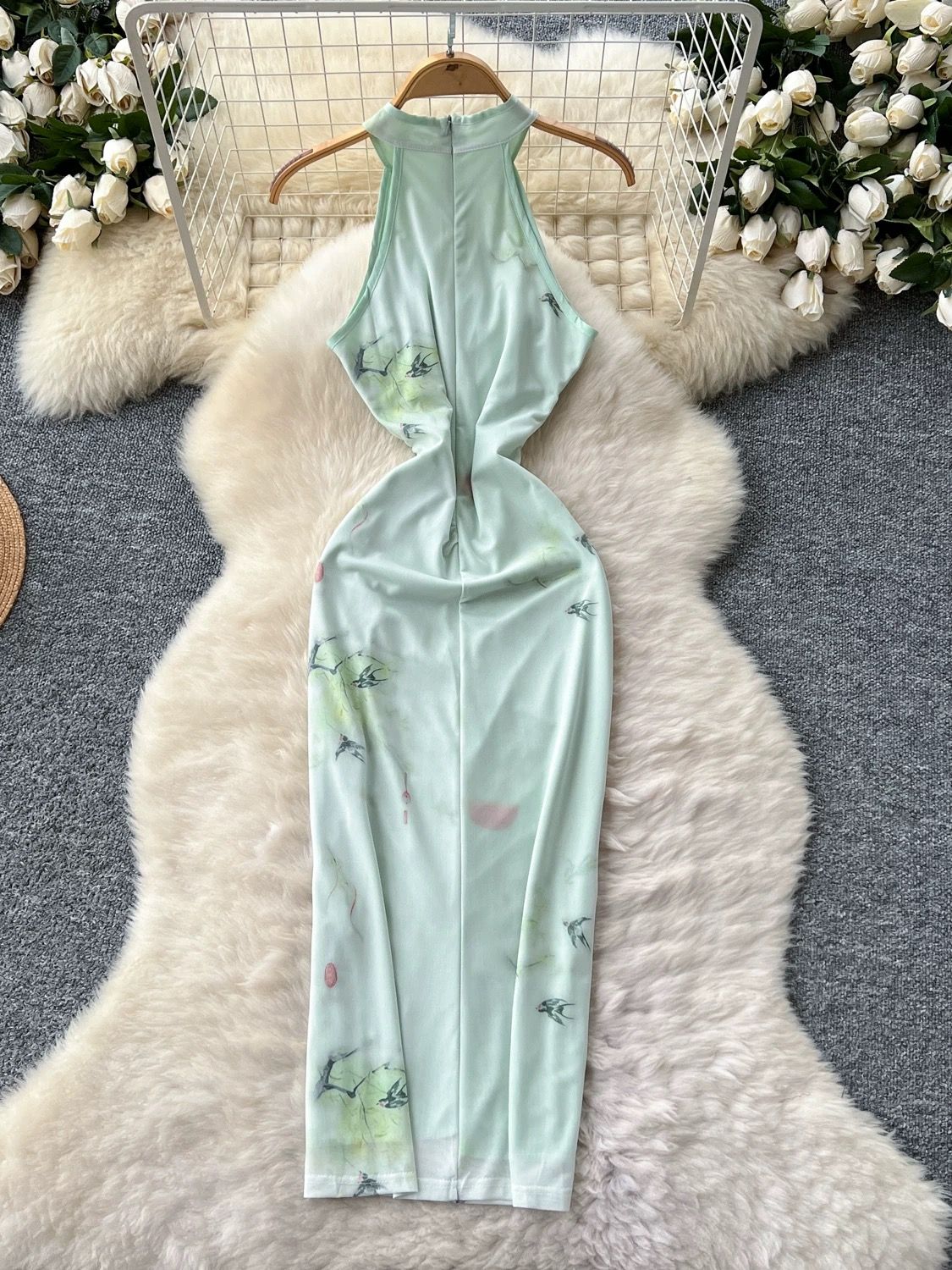 Its apparent qipao dress Q197 image