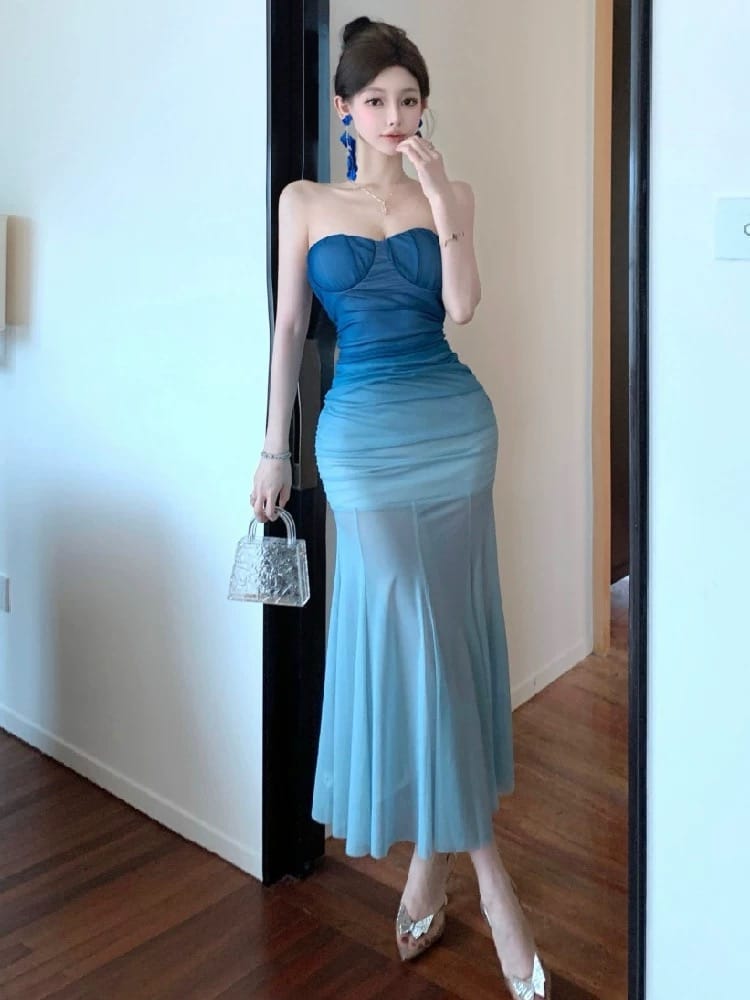 One more luxury ripple dress CD272 image