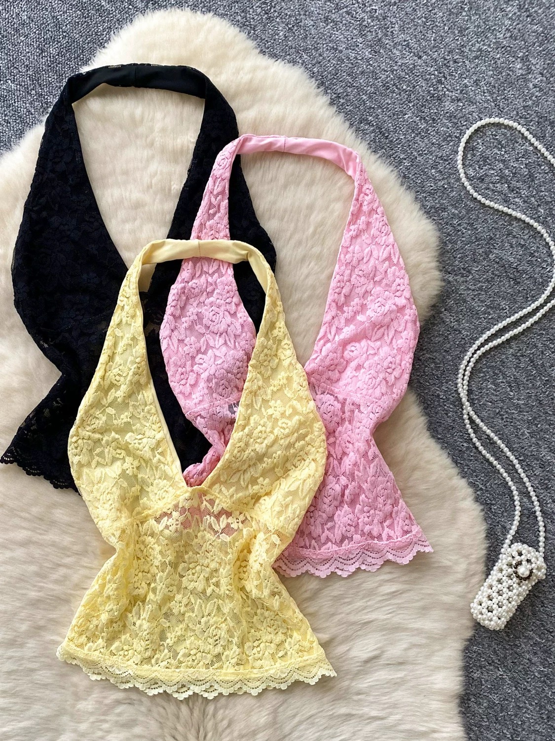 Mona not Lisa lace top CTO216 image