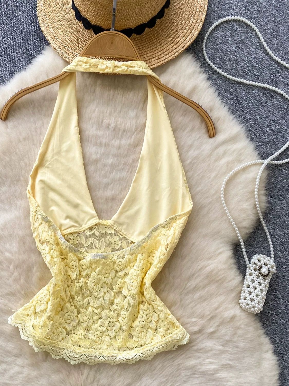 Mona not Lisa lace top CTO216 image