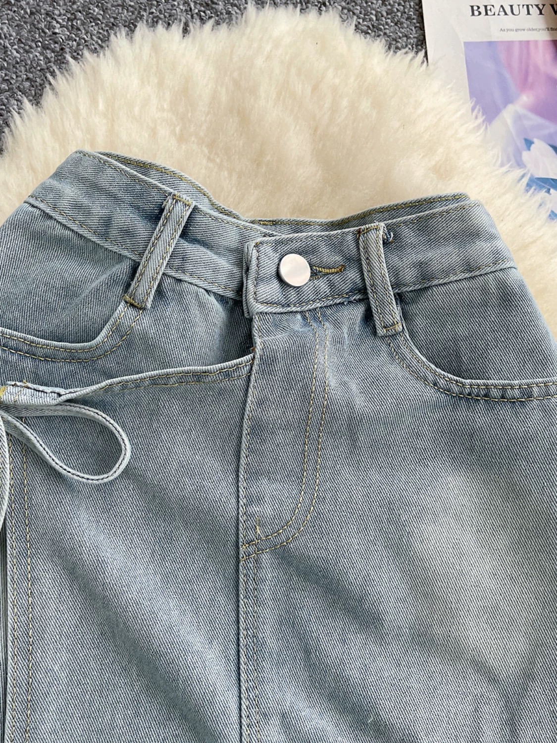 Presley denim skort DS126 image