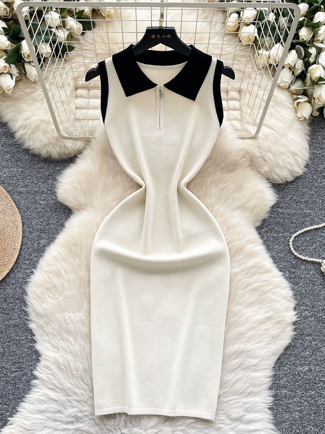 Simplistically perfect knitted dress KBC175 image