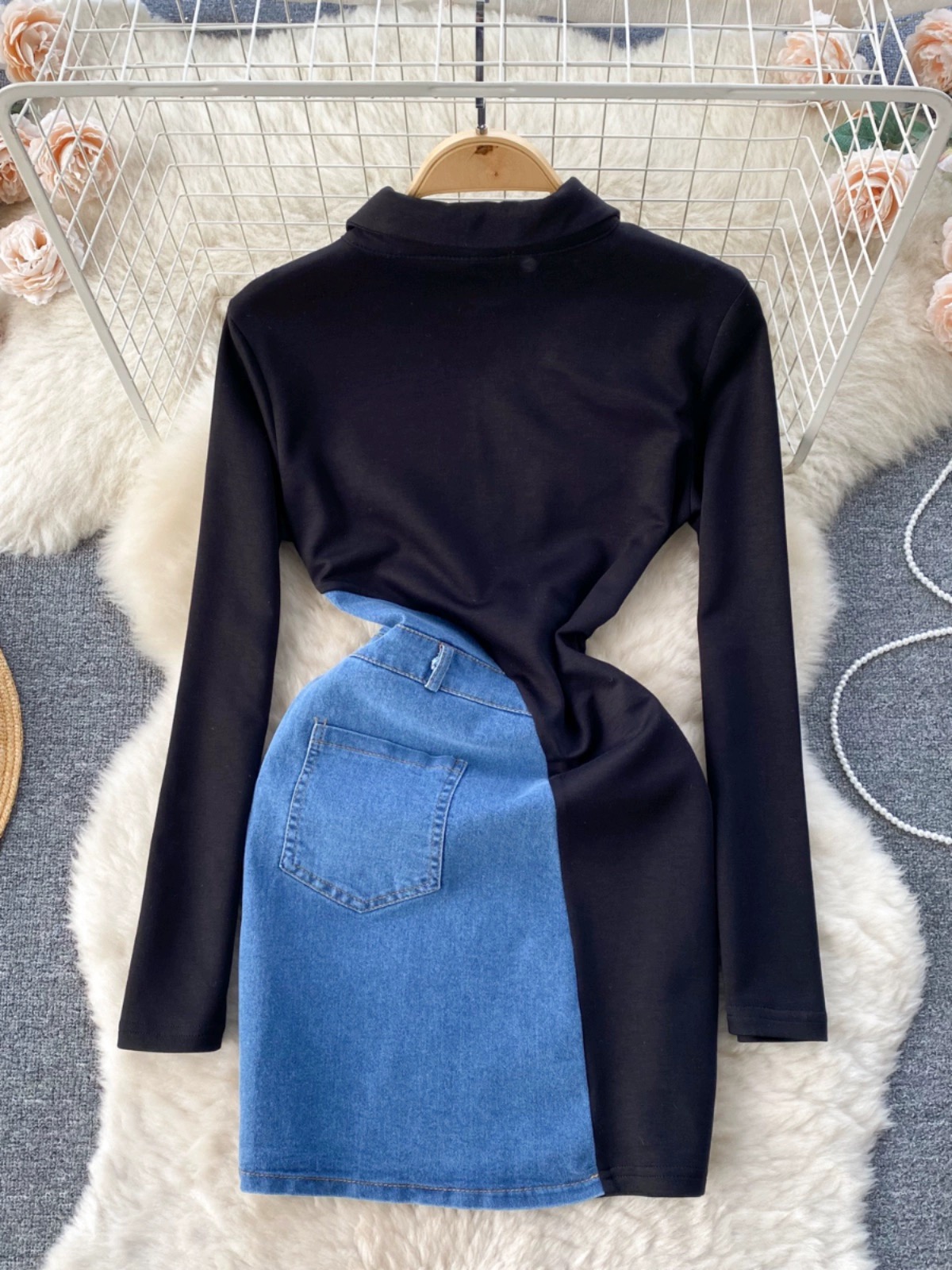 Denim affair dress DBC34 image