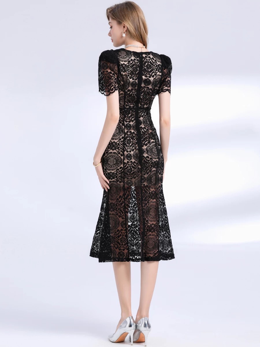 Avani royal lace dress  FD491 image