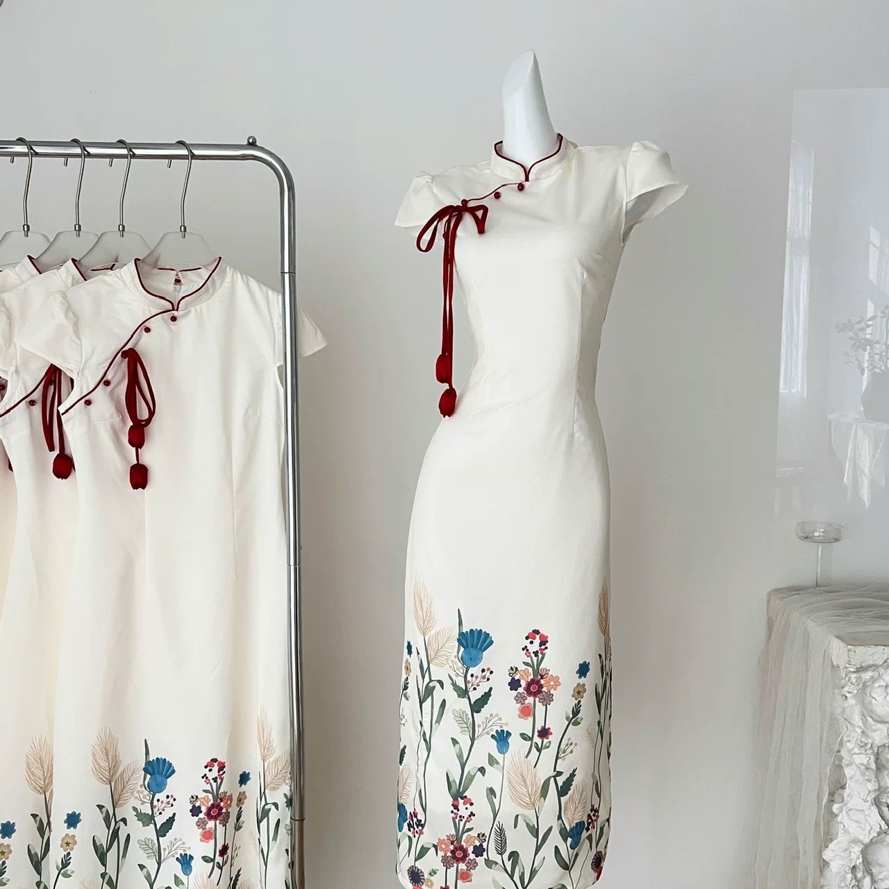 Vibes on vibes print dress CD255 image