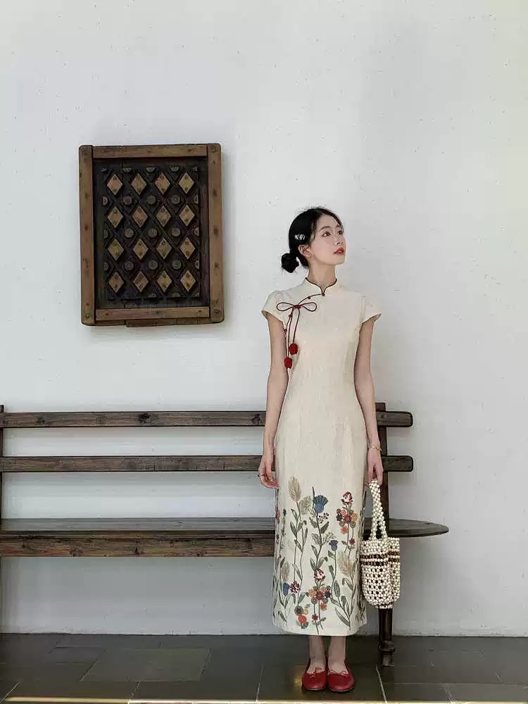 Vibes on vibes print dress CD255 image