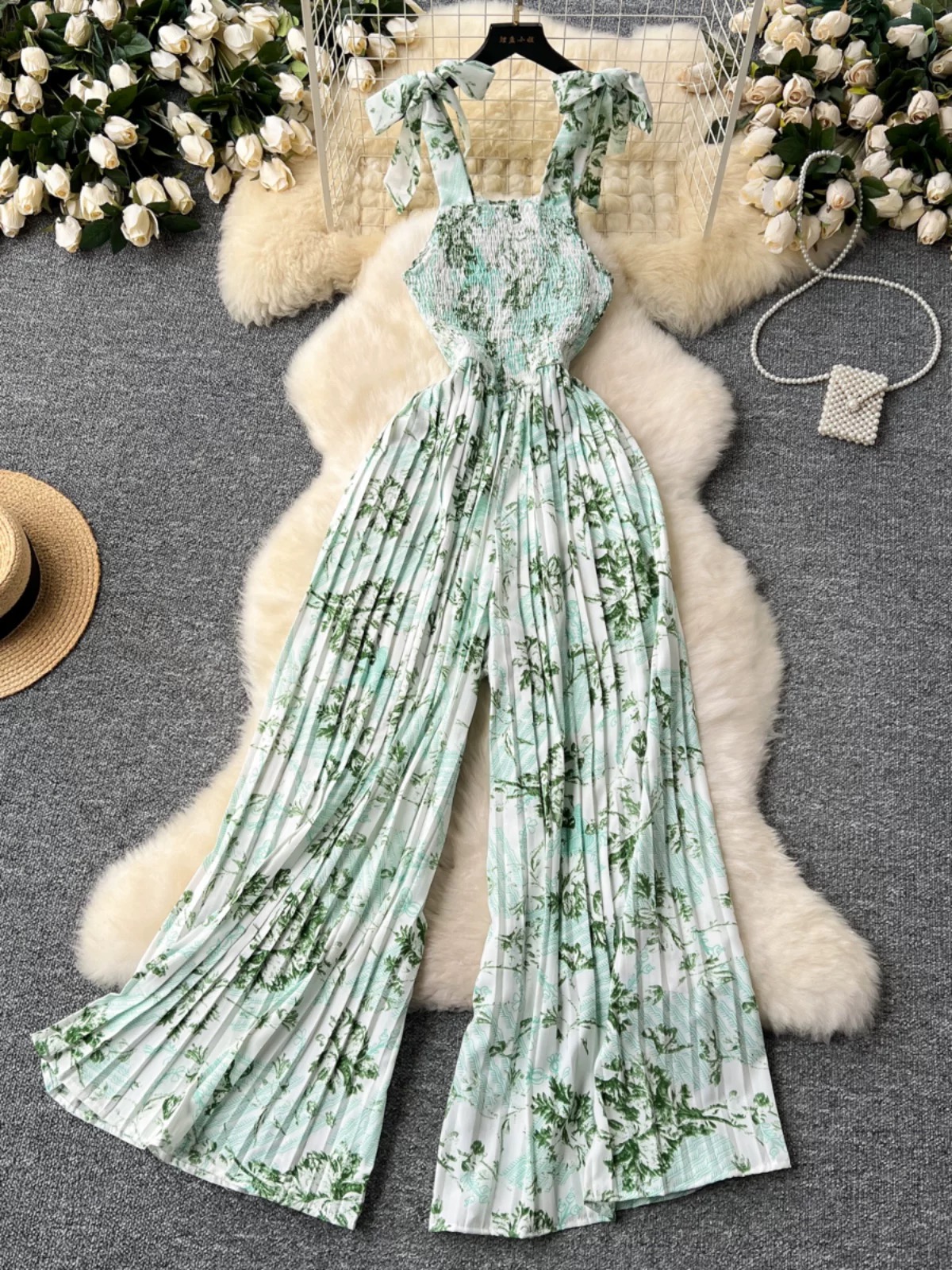 Strapped success jumpsuit CJS162 image