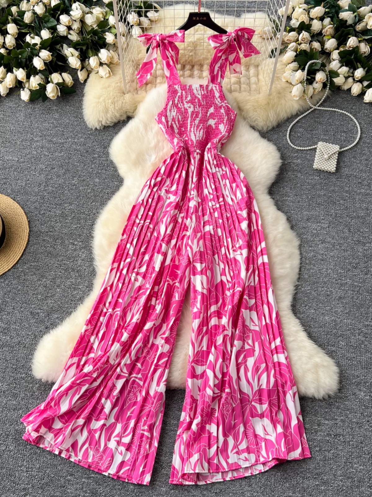 Strapped success jumpsuit CJS162 image