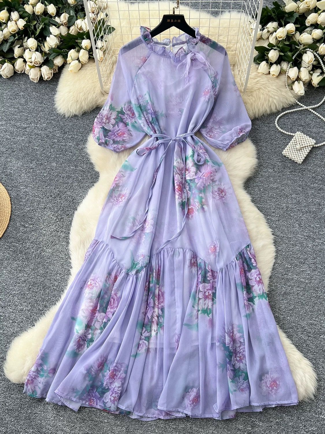 Melina floral dress CD240 image