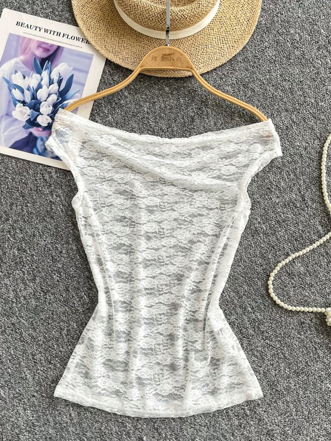 Your escape plan lace top CTO218 image