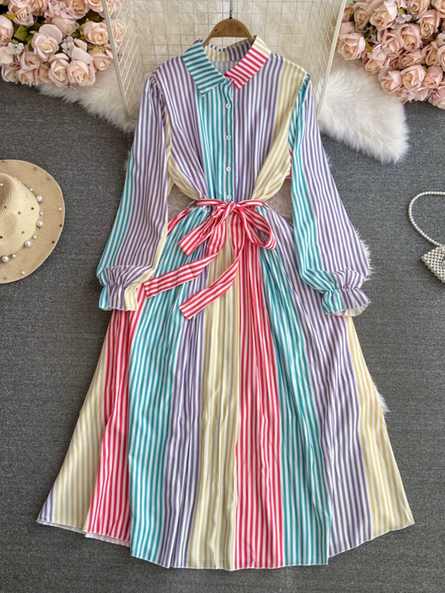 Elevated elegance shirt dress SD103 image