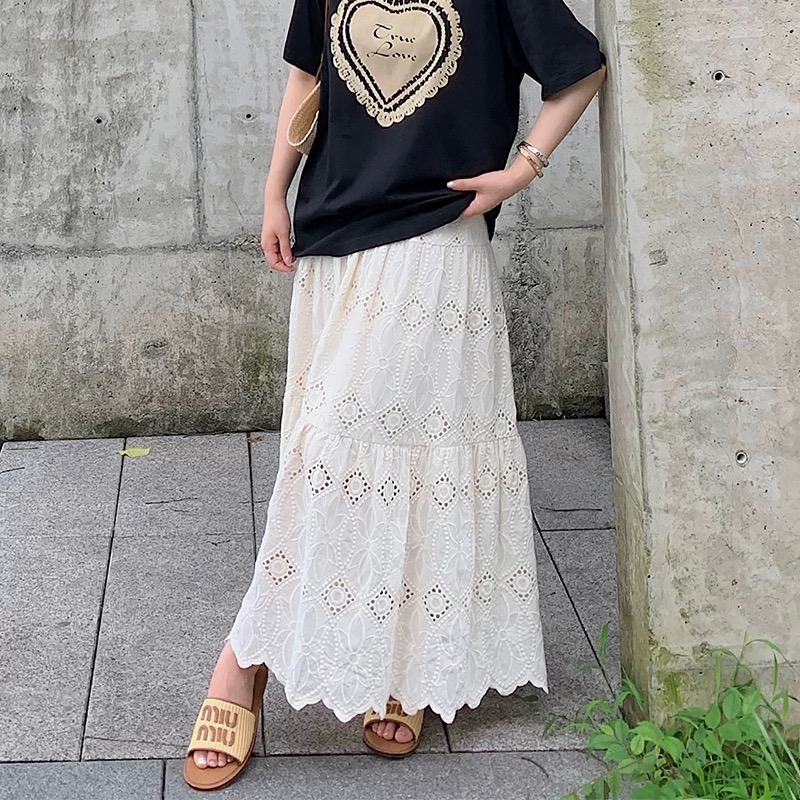 Love effect lace skirt CS125 image