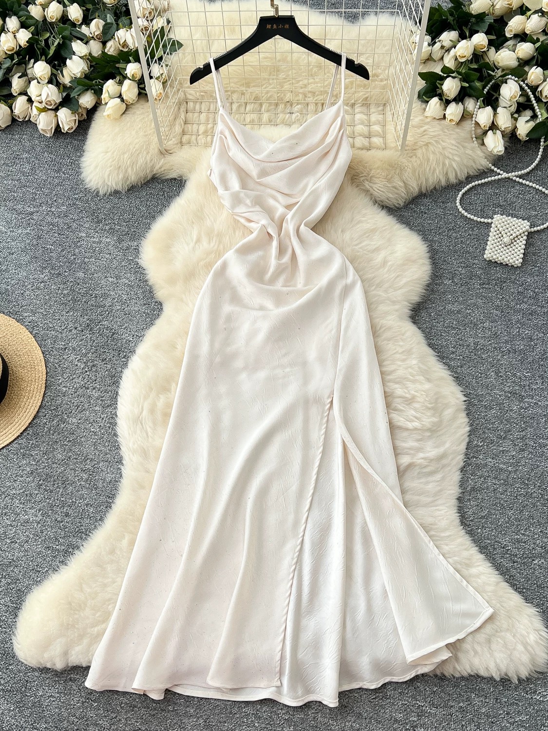 Reserved for you silk dress FD403 image