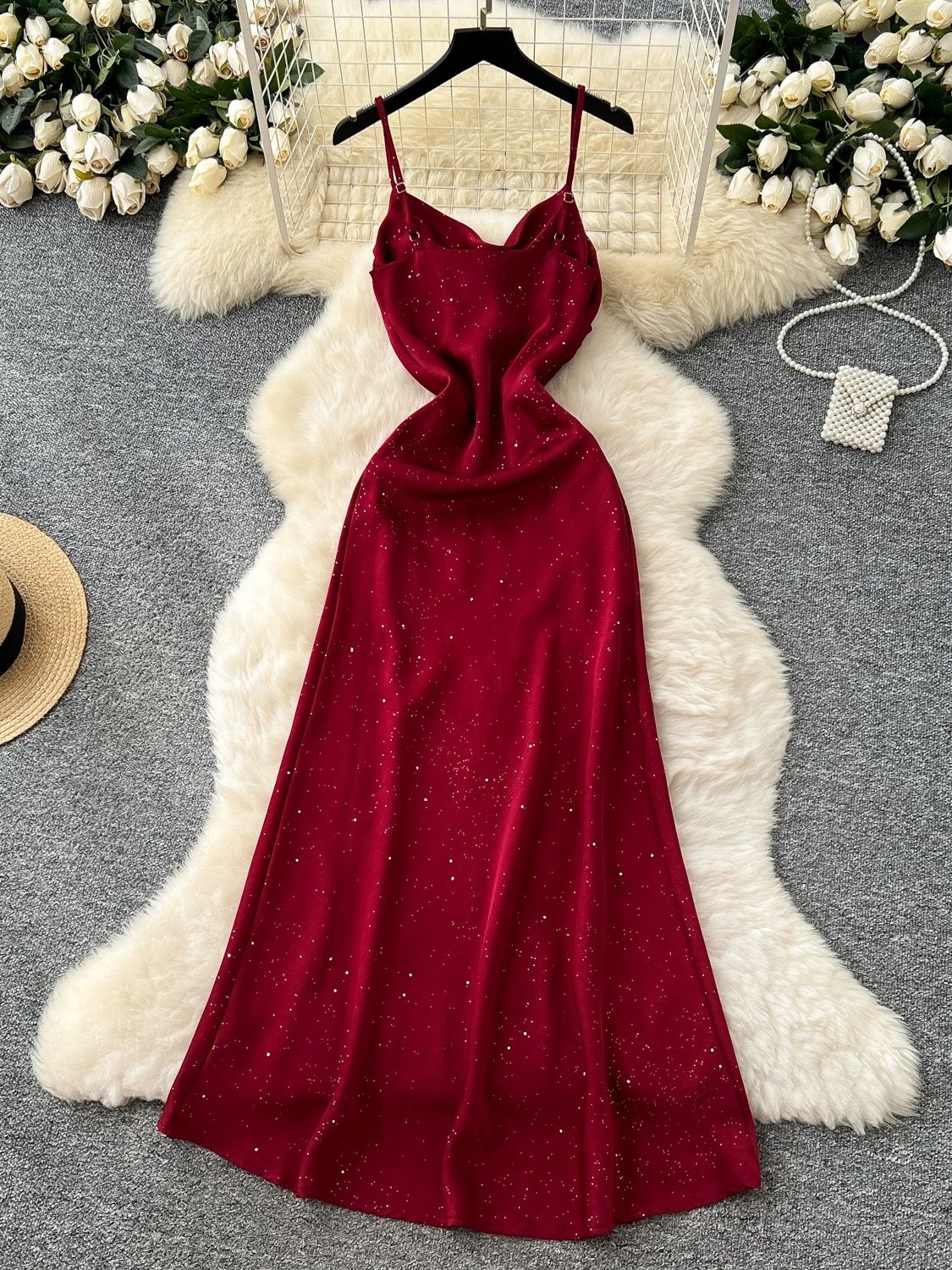 Reserved for you silk dress FD403 image