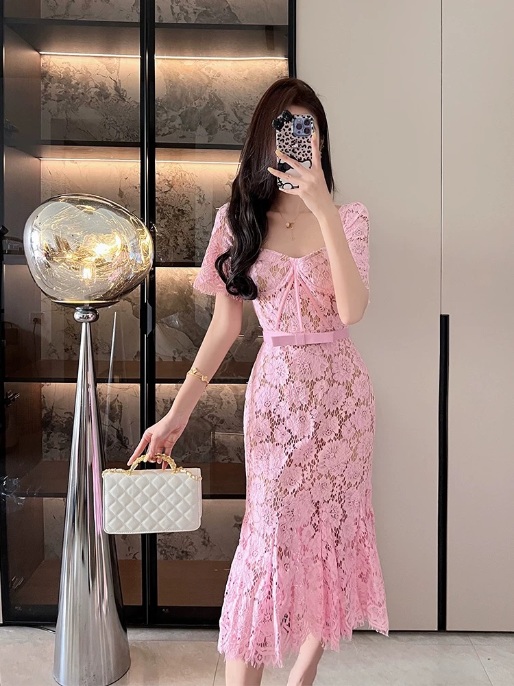 Diamond babe lace dress FD397 image