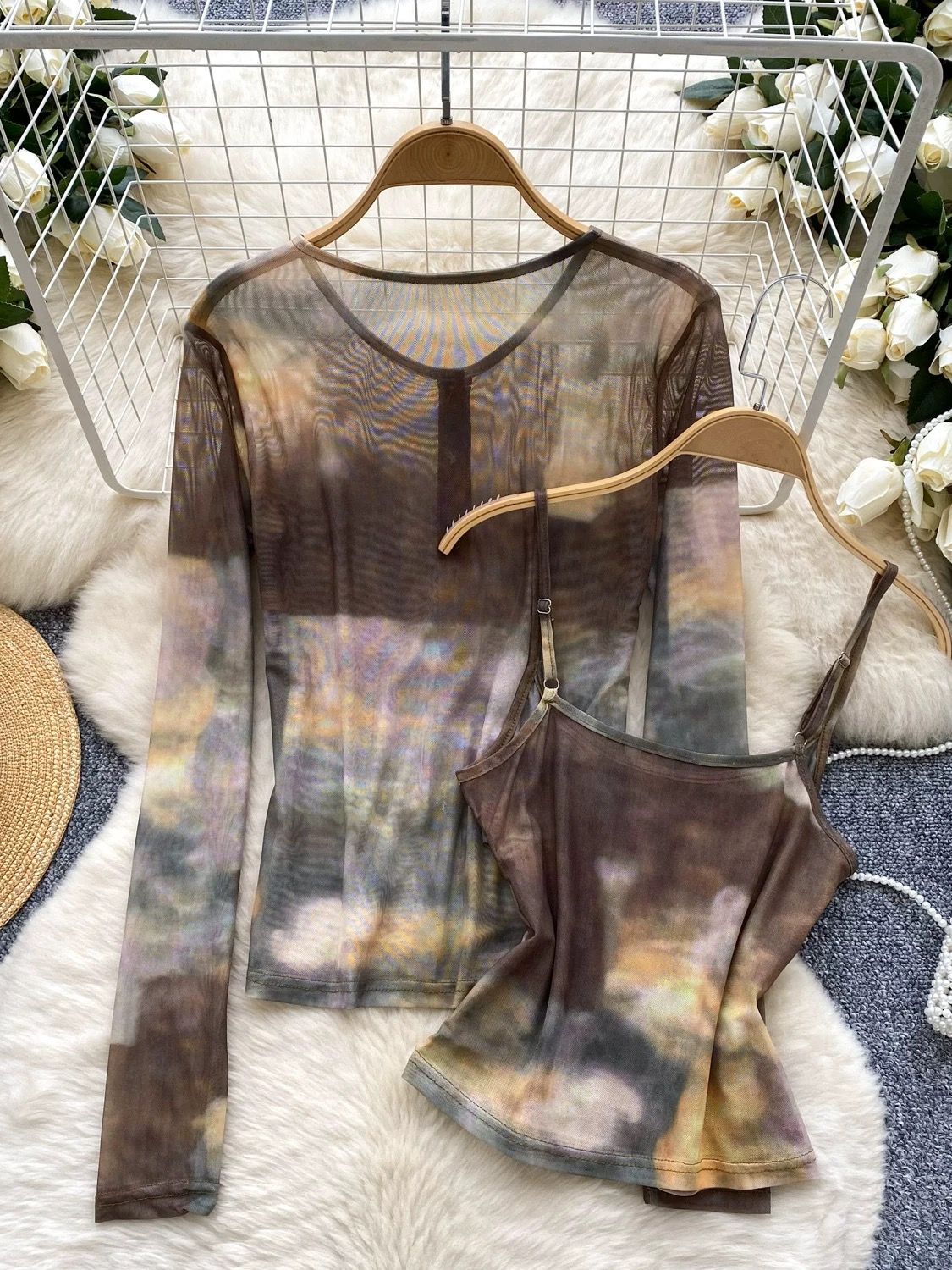 Blooming lust top & vest set CTO230 image