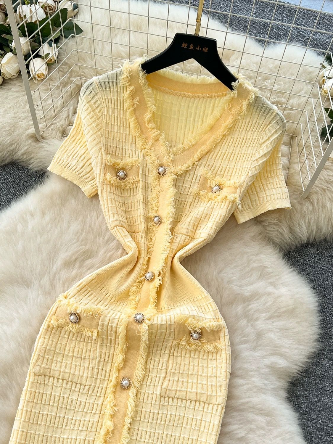 Frosted nights knitted dress KBC171 image