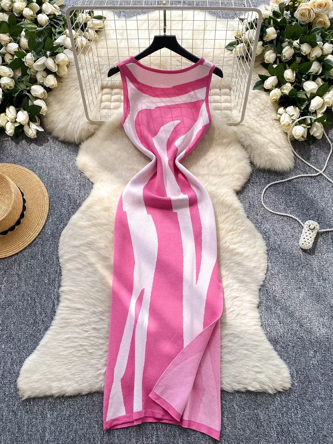 Cherry bomb knitted Dress KBC165 image