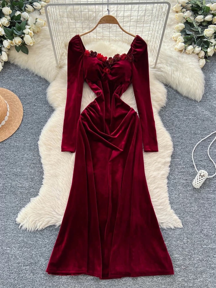 In charge velvet dress FD1312 image
