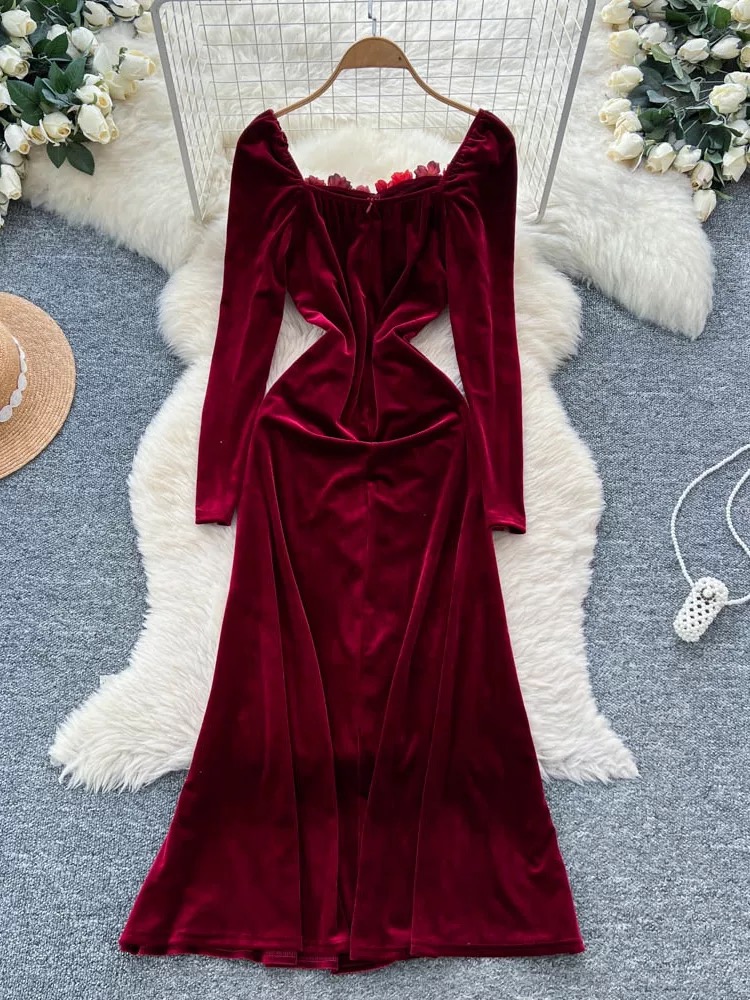 In charge velvet dress FD1312 image
