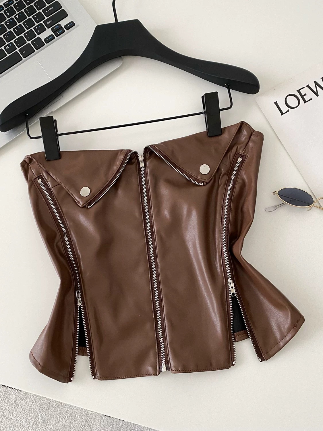 High expectations leather top CTO934 image