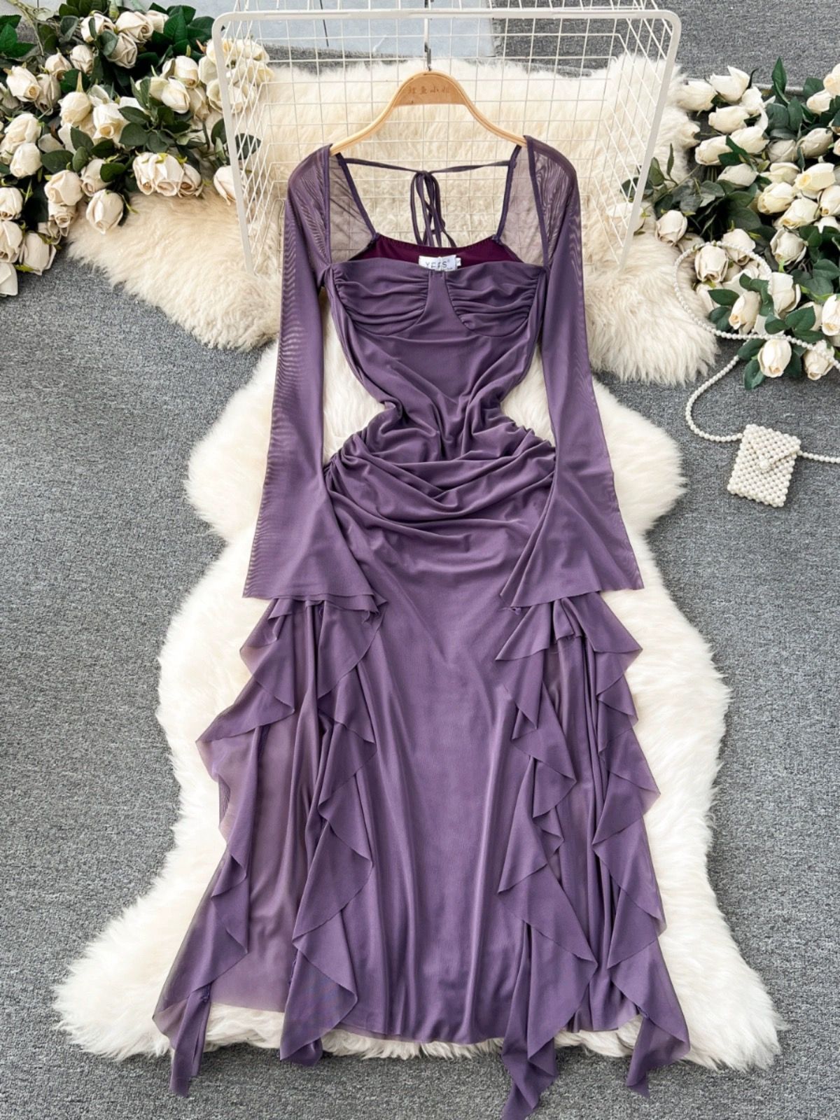 Lasting love ruffle dress CD902 image