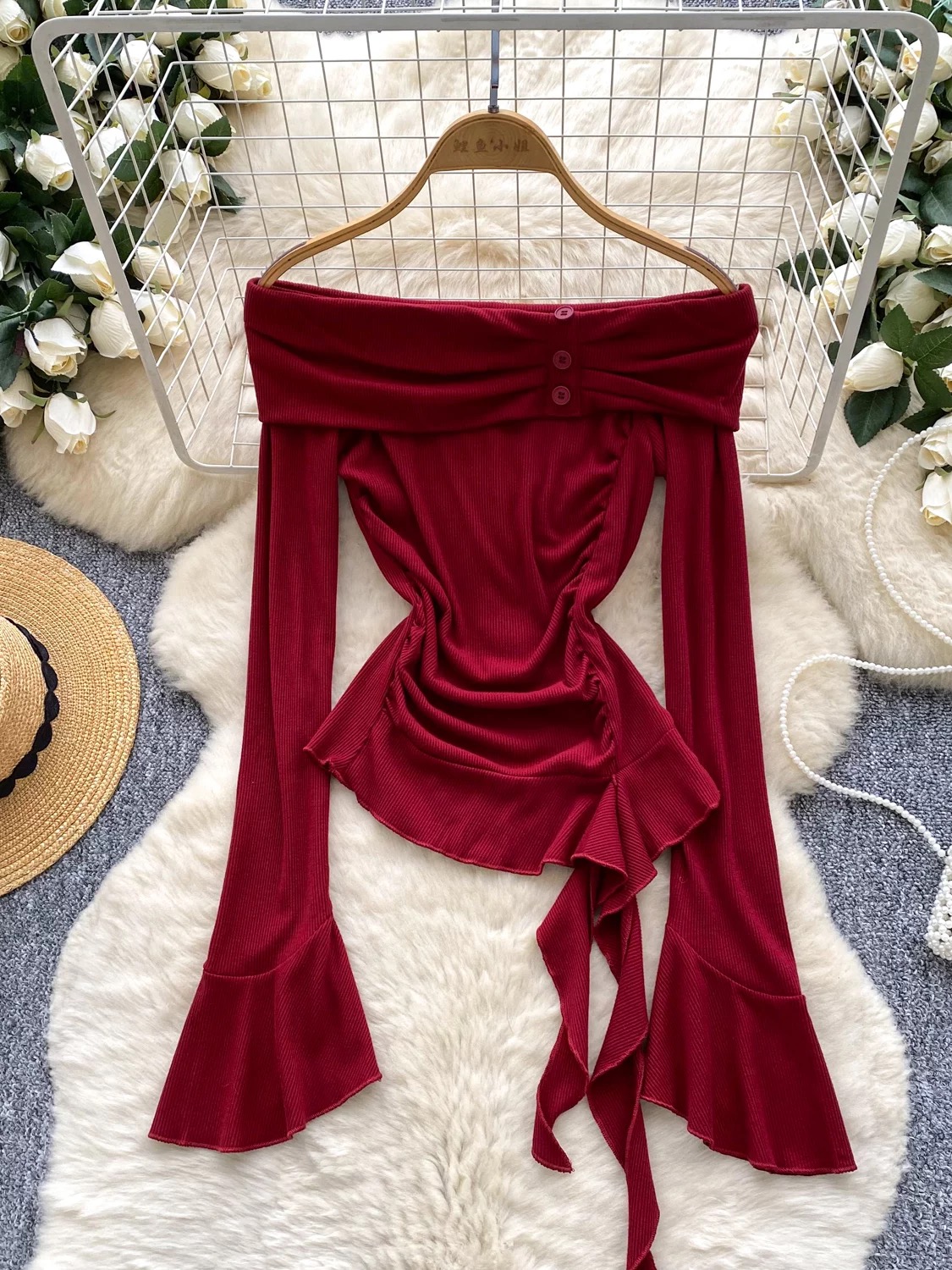 Rich aunty Sunday top CTO812 image