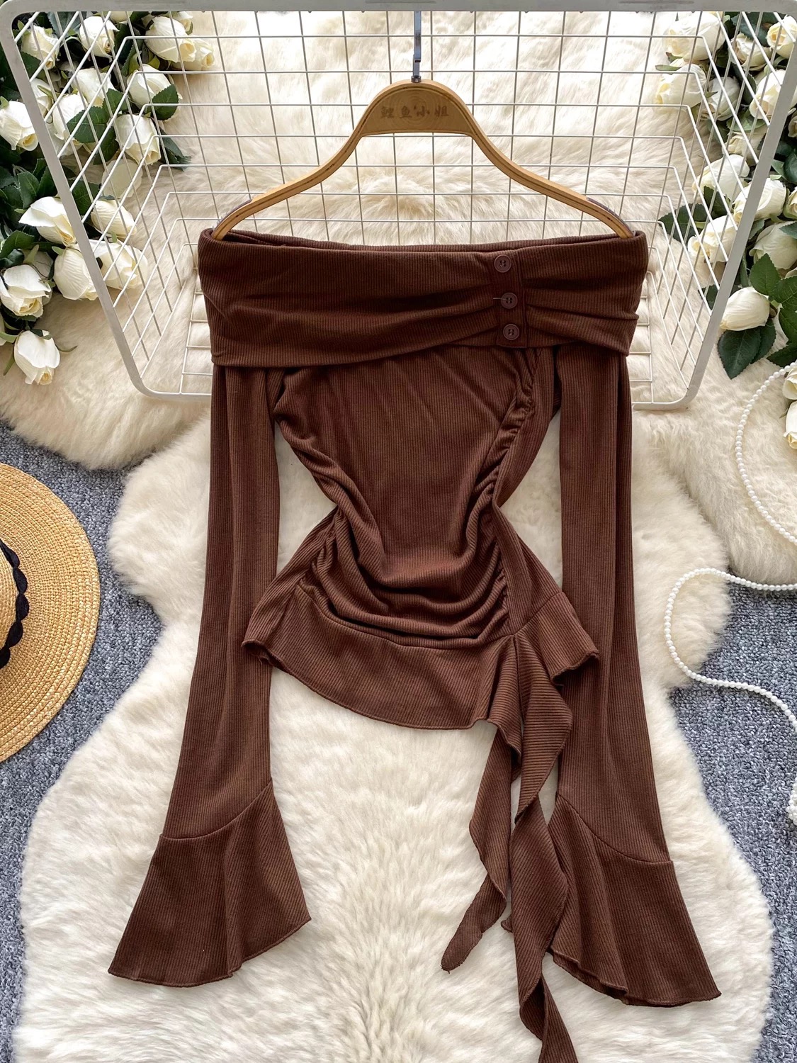 Rich aunty Sunday top CTO812 image