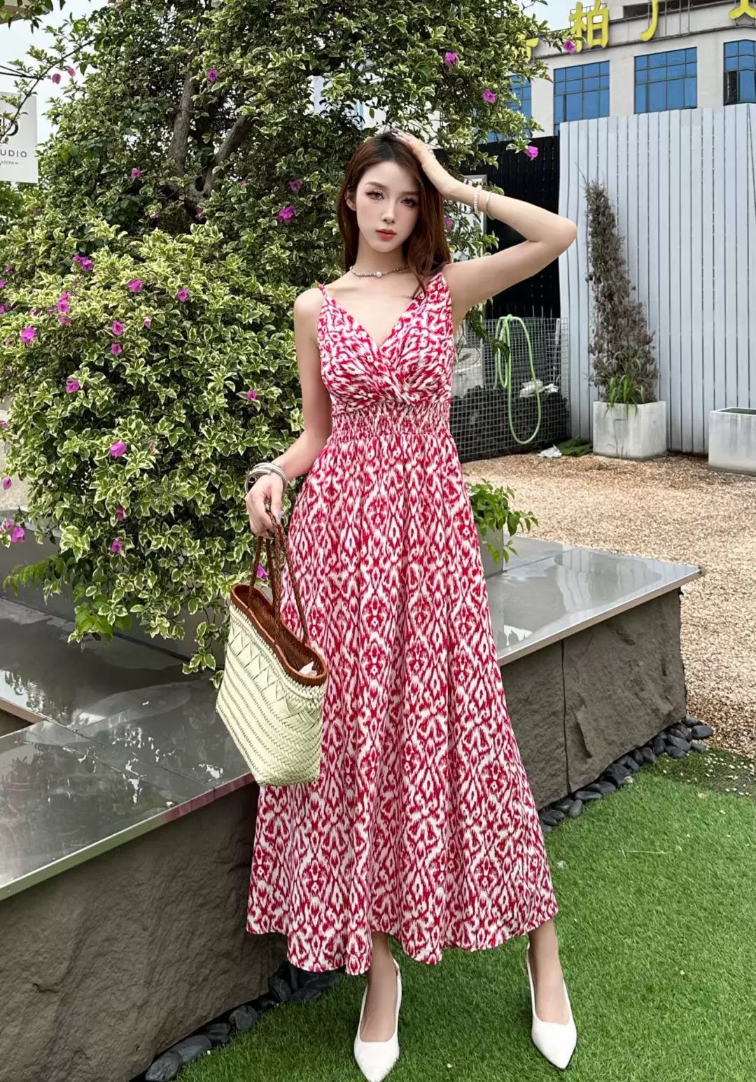 Make you miss me denim dress CD1803 image