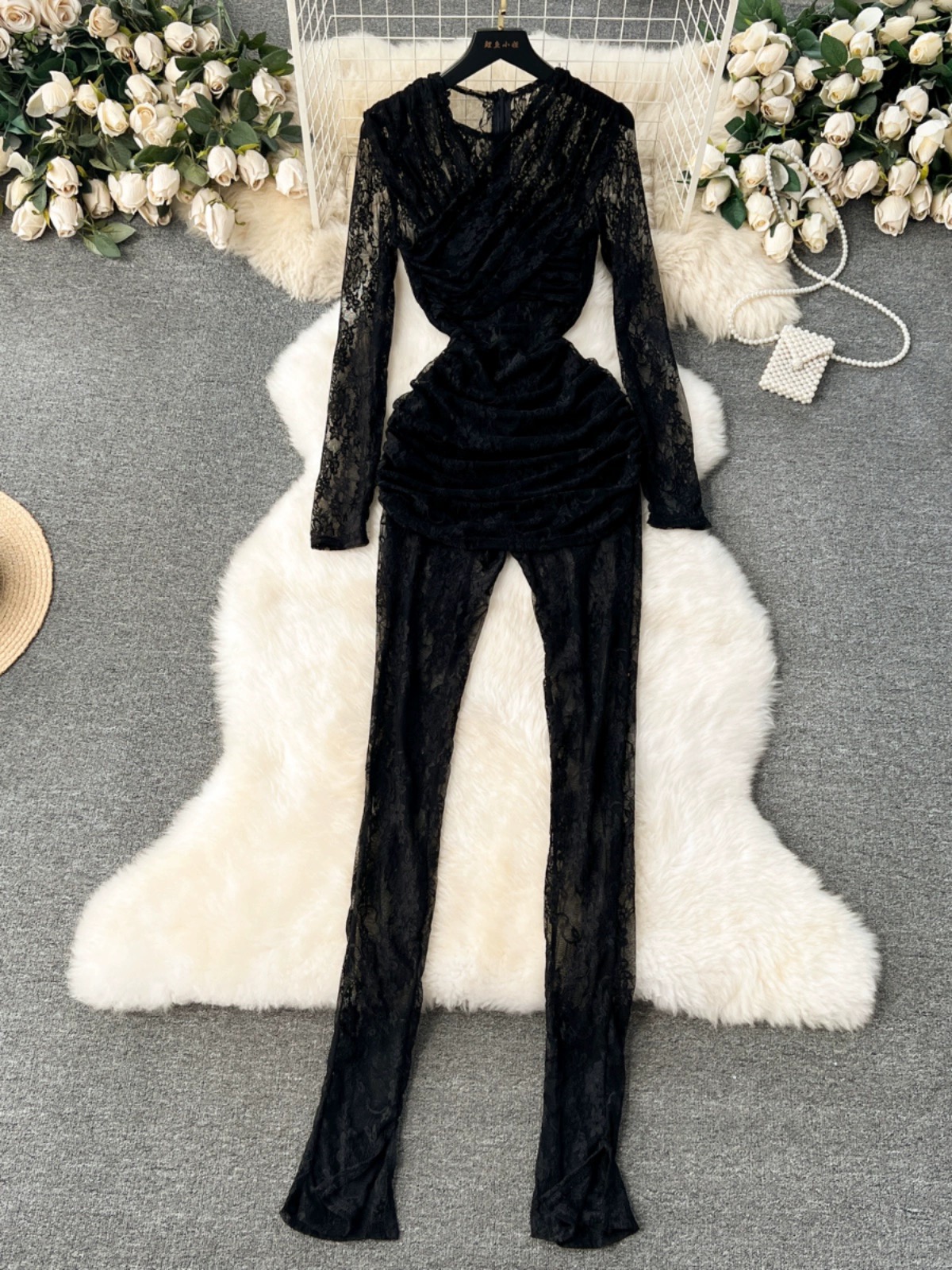 More than a friend lace jumpsuit CJS142 image