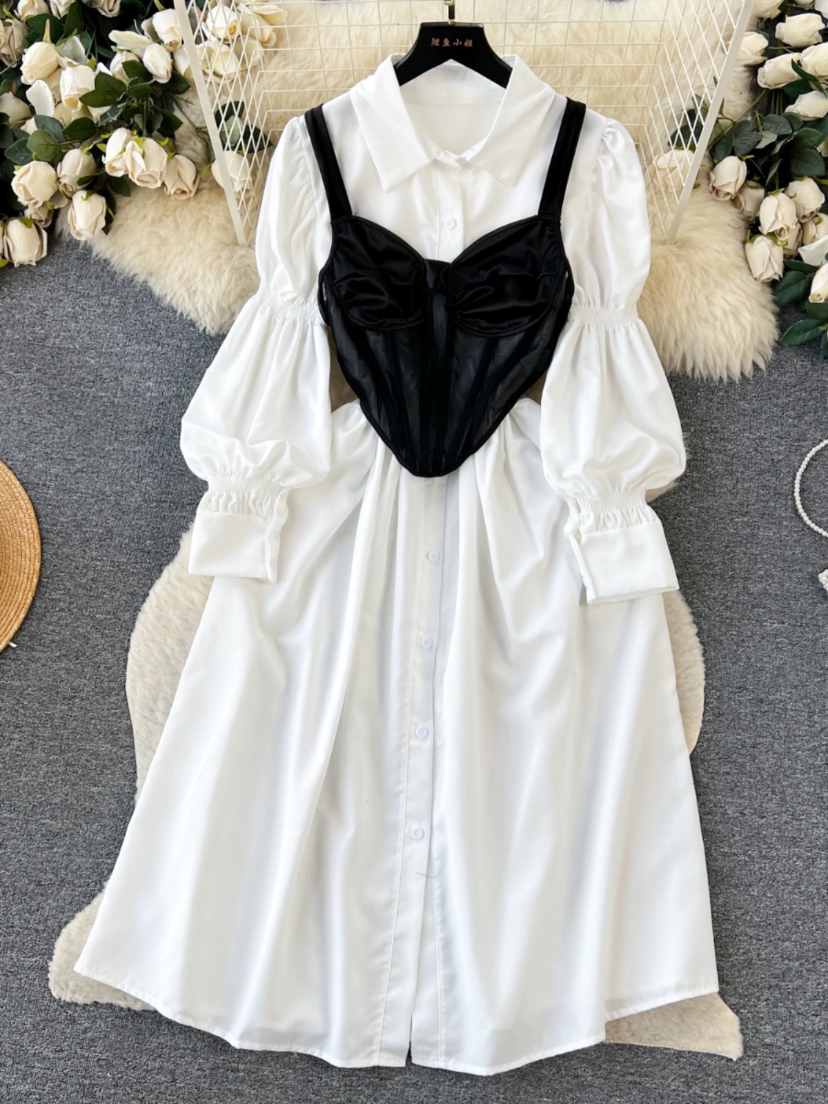 Venetian goddess shirt dress SD104 image