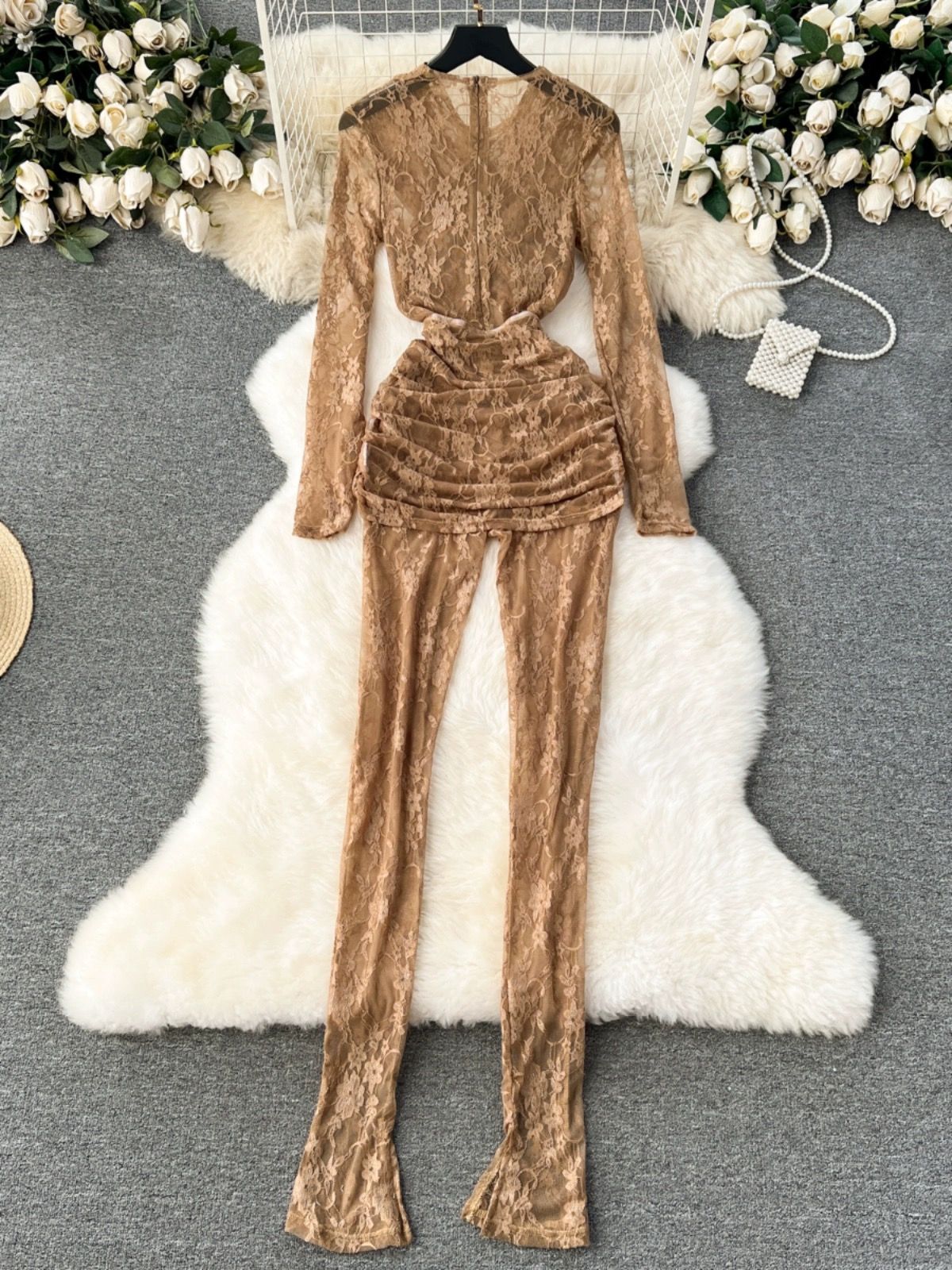More than a friend lace jumpsuit CJS142 image