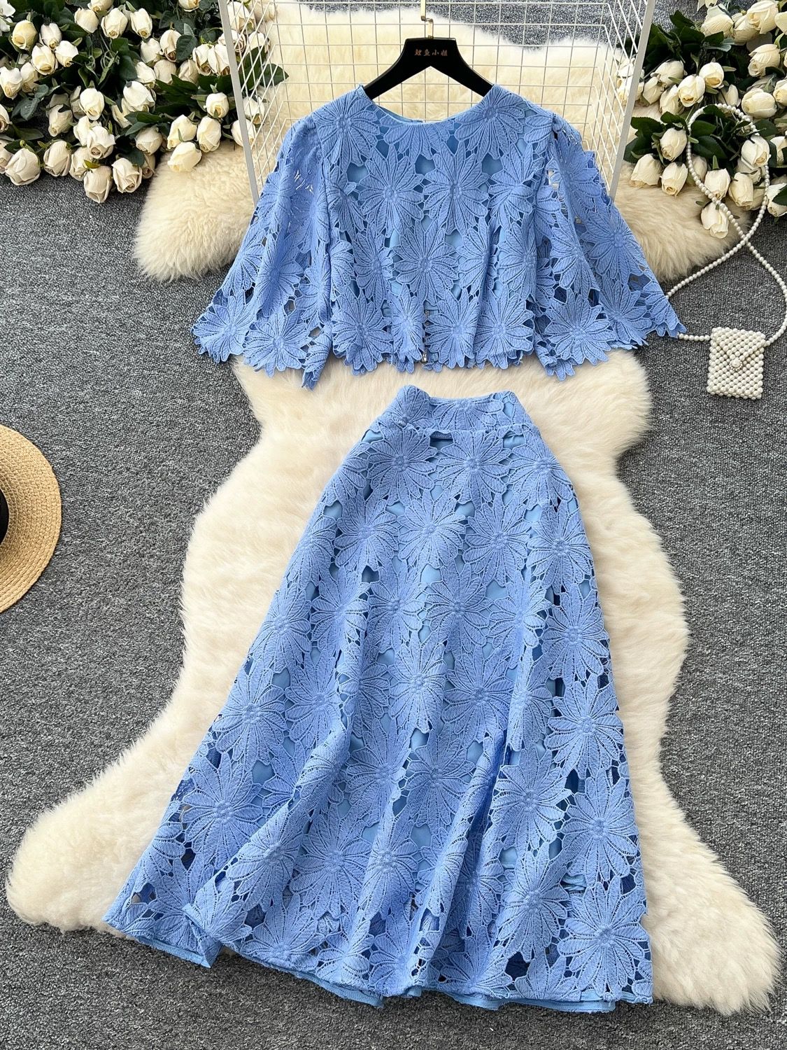 Live a little lace set FTP257 image