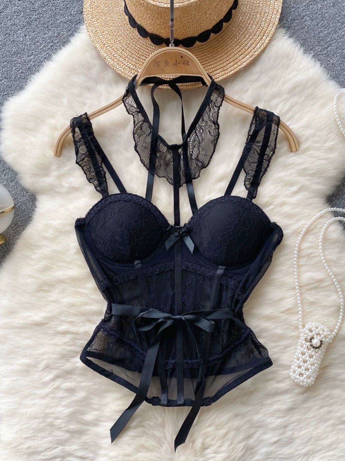 Stringing you along sexy corset top LI218 image