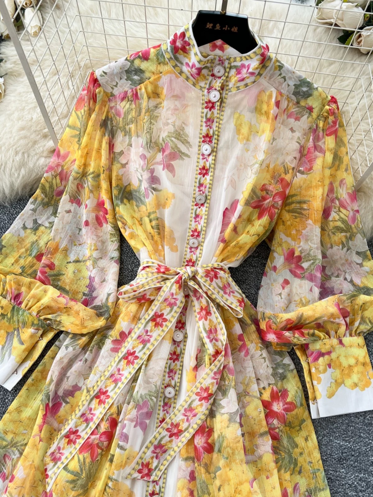 Better than okay print dress ED205 image