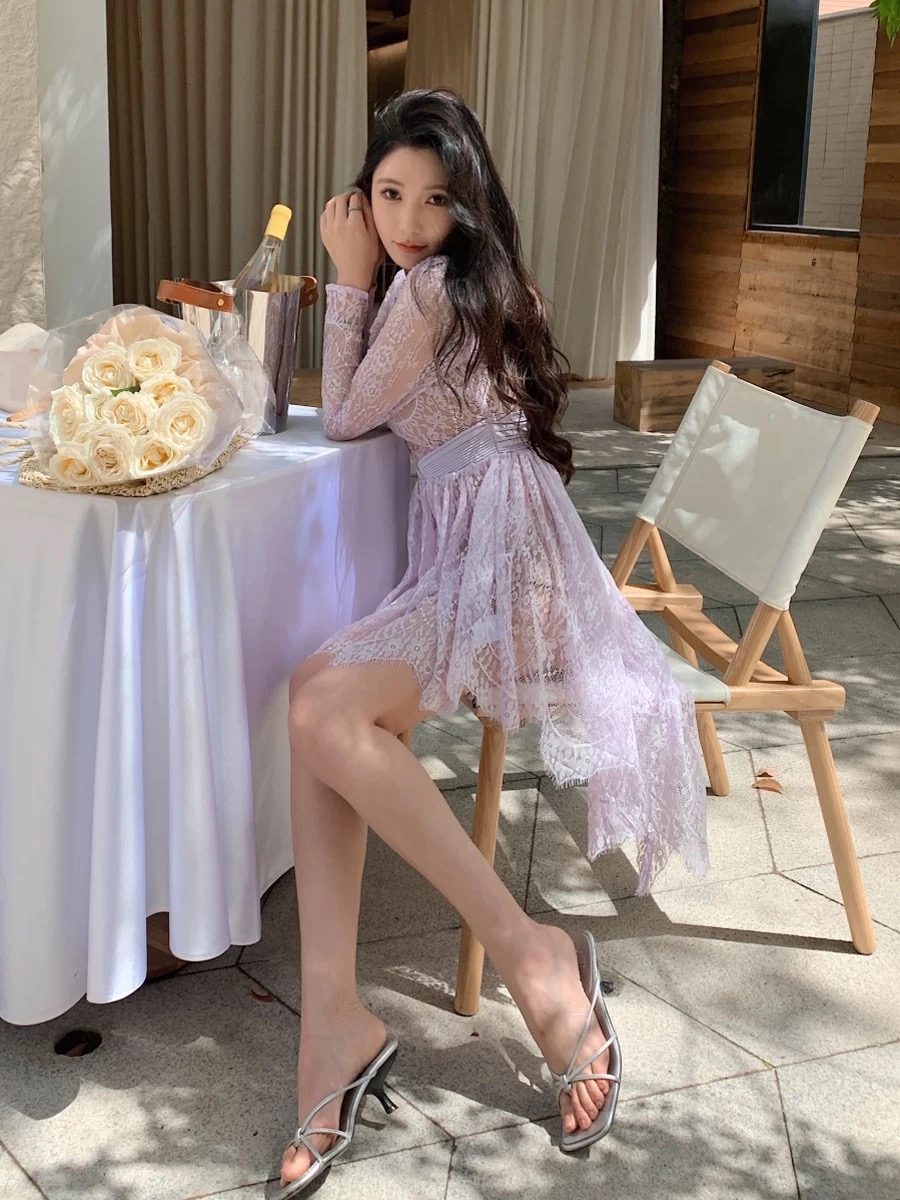 Rich updates lace dress FD1236 image