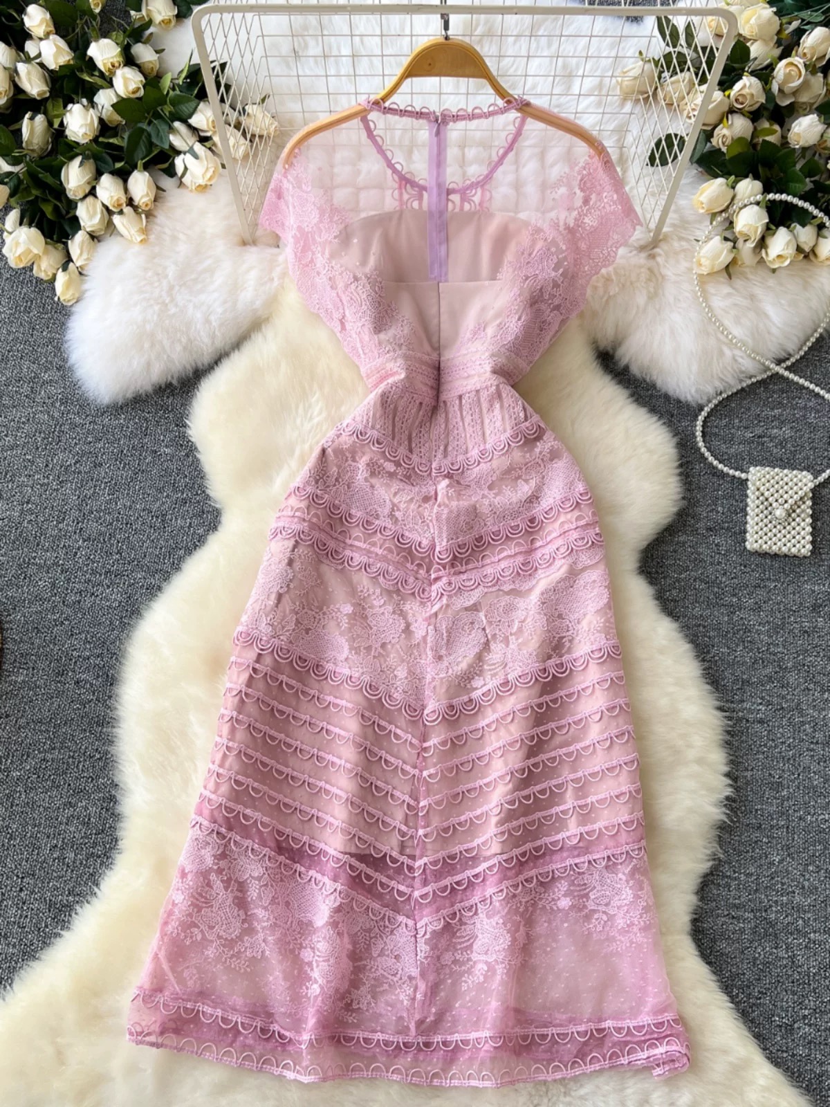 Bae for tonight lace dress FD1125 image