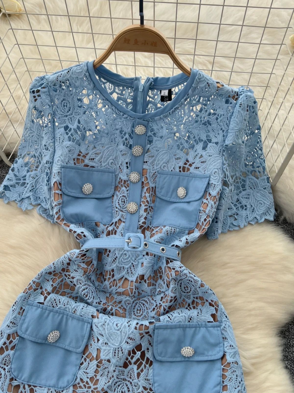 Flower fields lace dress FD1441 image