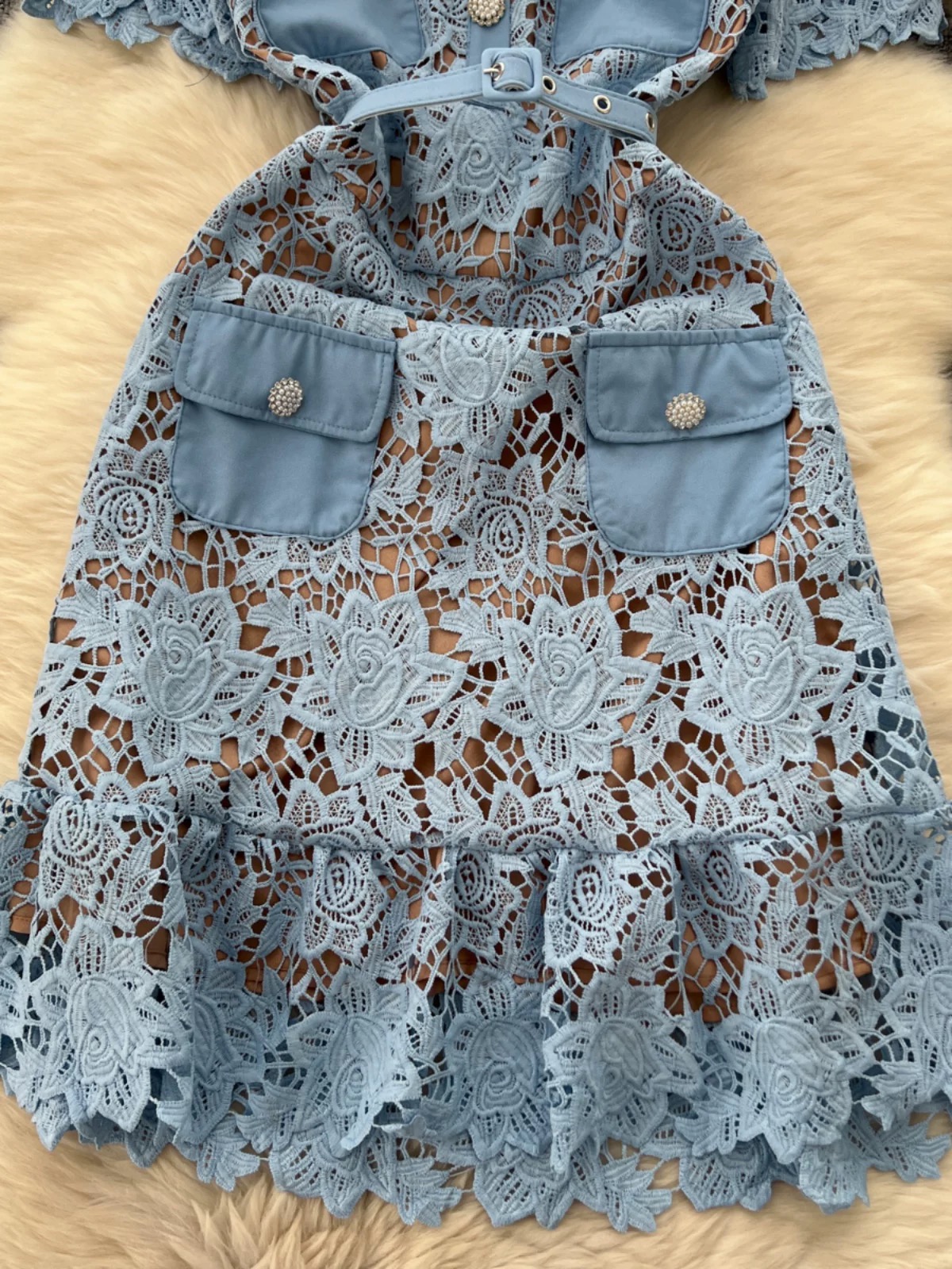 Flower fields lace dress FD1441 image