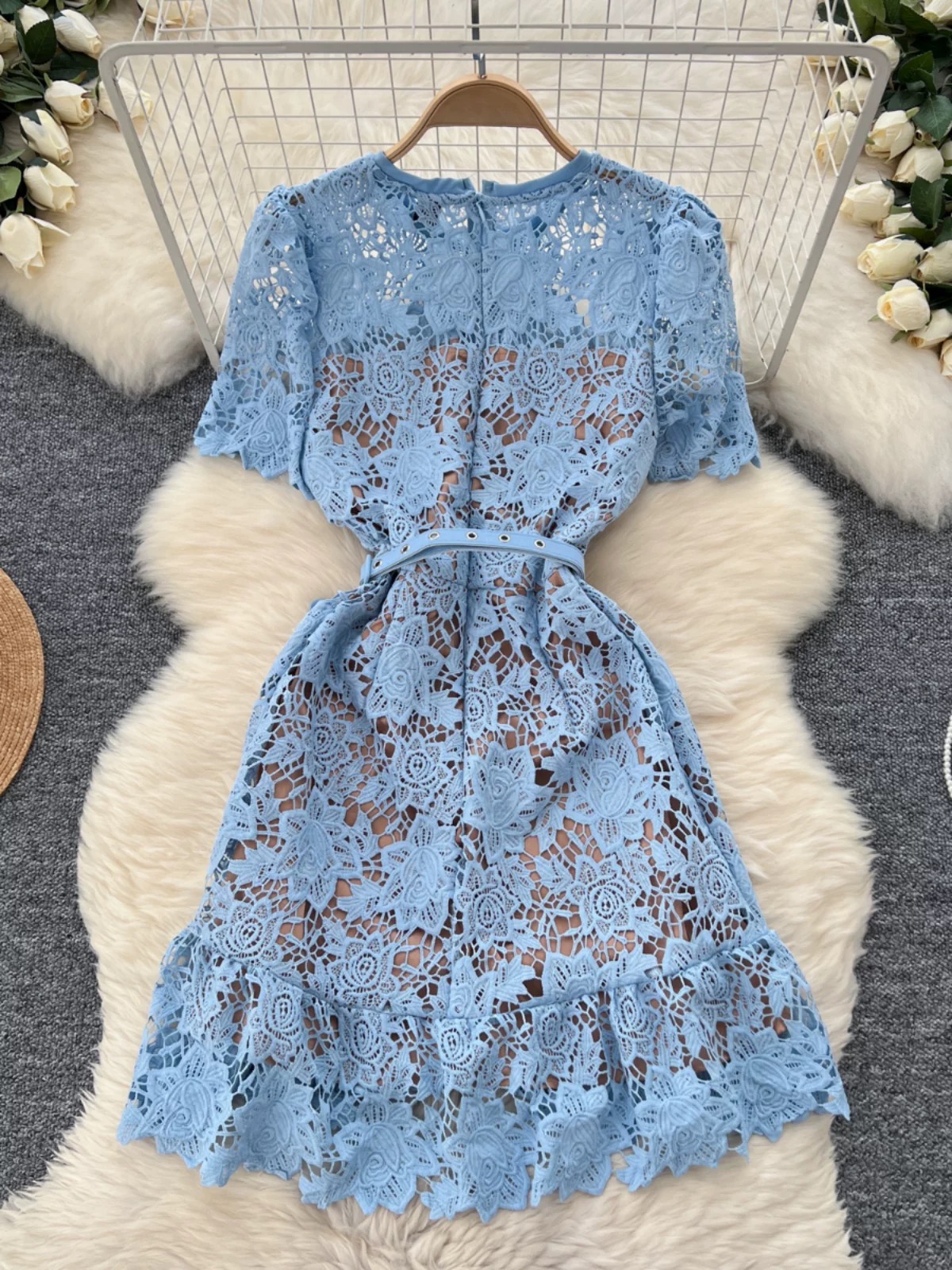 Flower fields lace dress FD1441 image